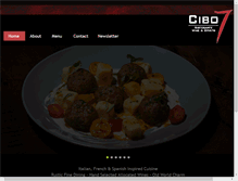 Tablet Screenshot of cibo7.com